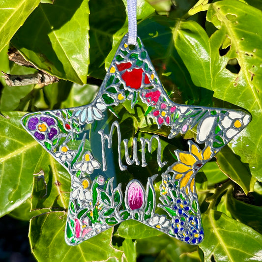 Mum~ Star suncatcher