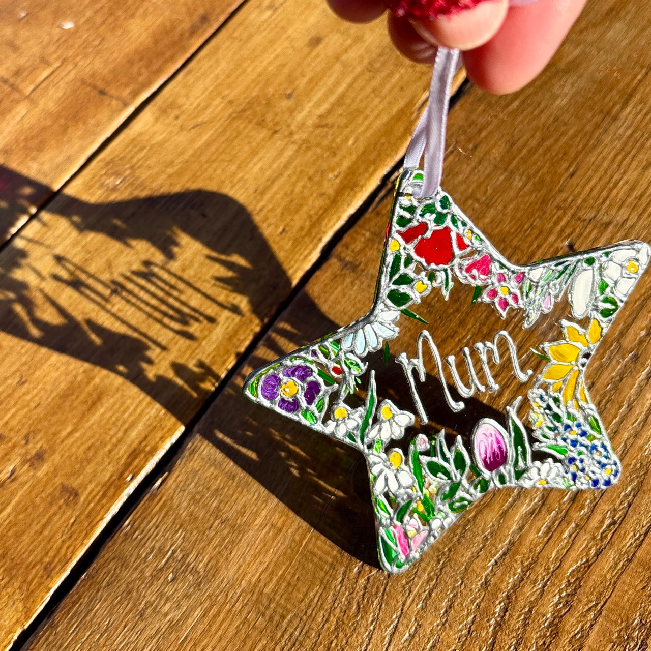 Mum~ Star suncatcher
