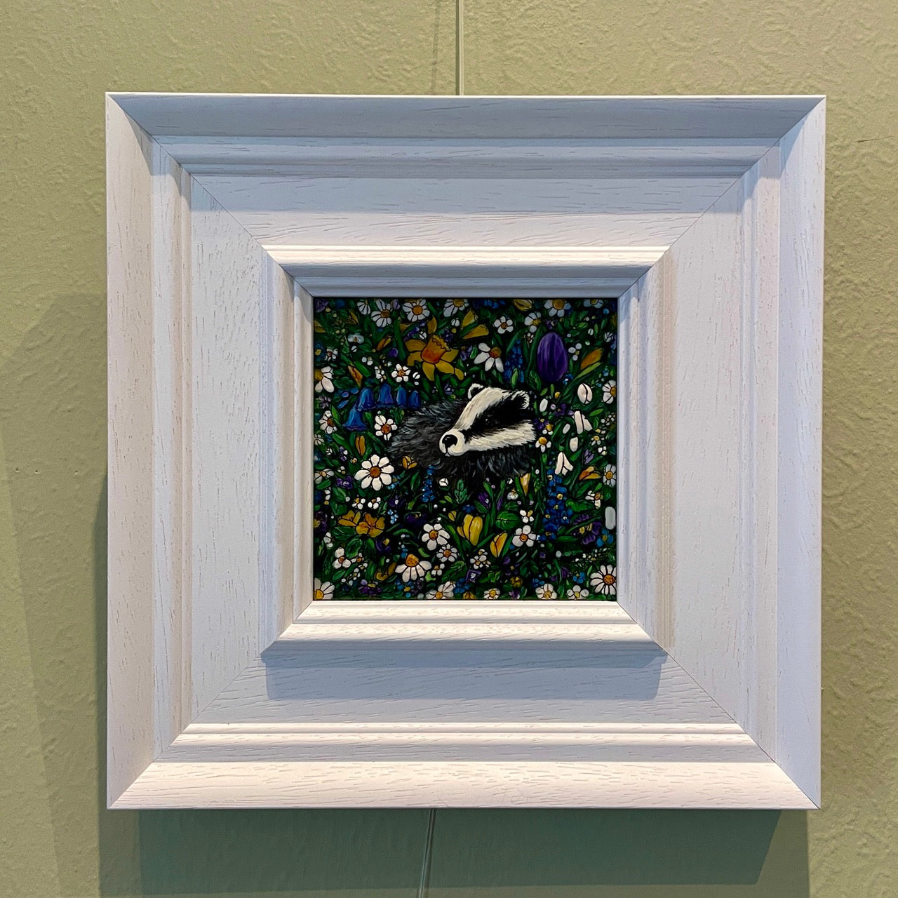 Badger in spring~ Original painting