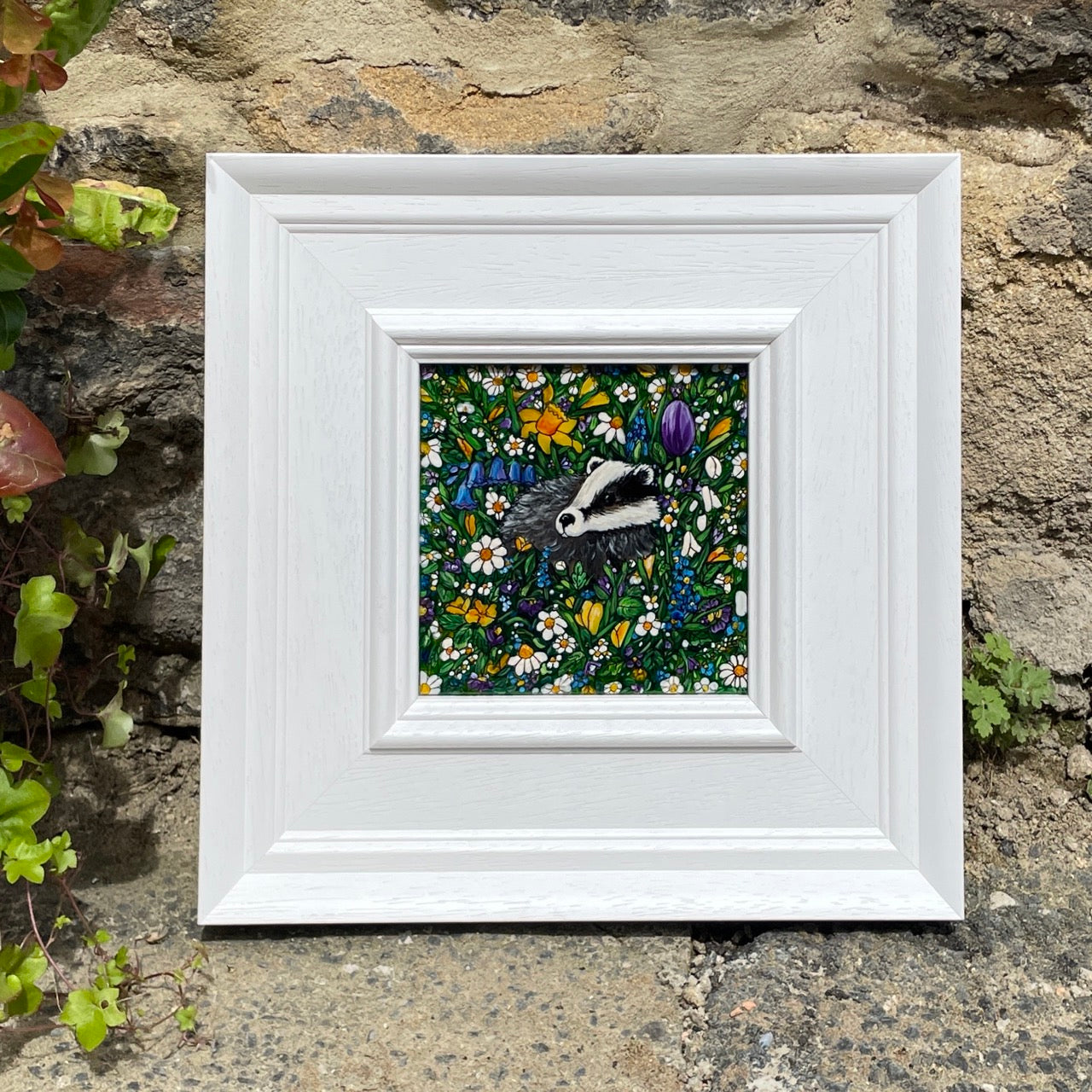 Badger in spring~ Original painting