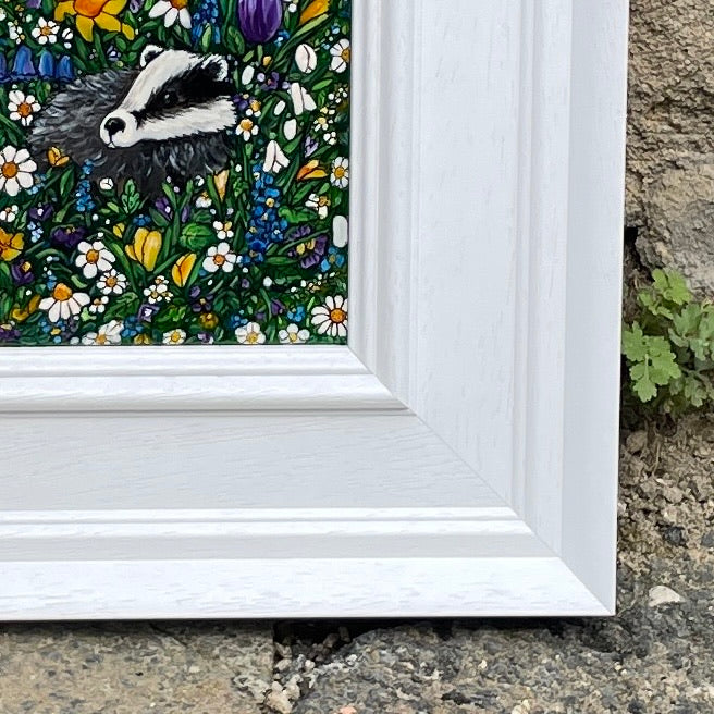 Badger in spring~ Original painting