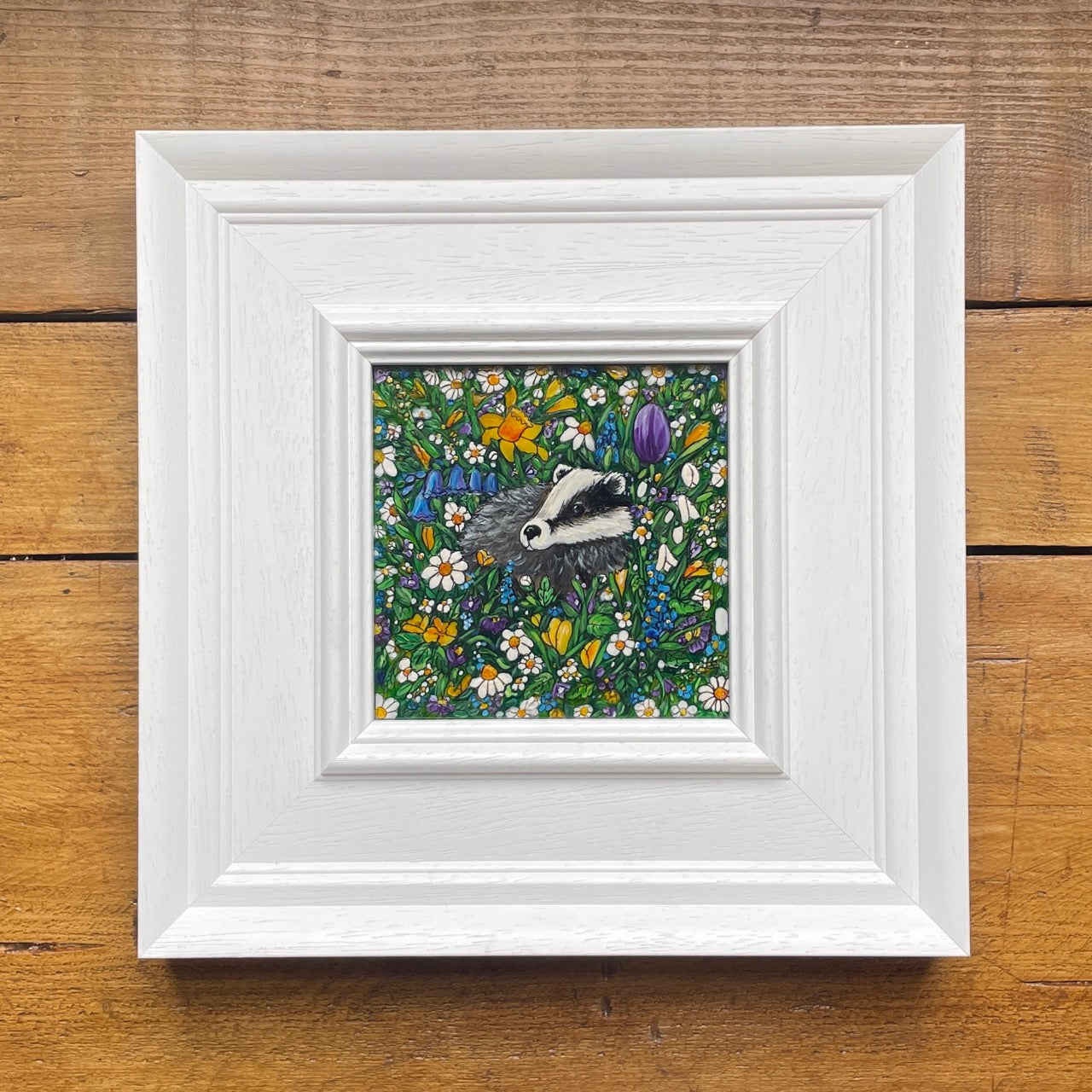 Badger in spring~ Original painting