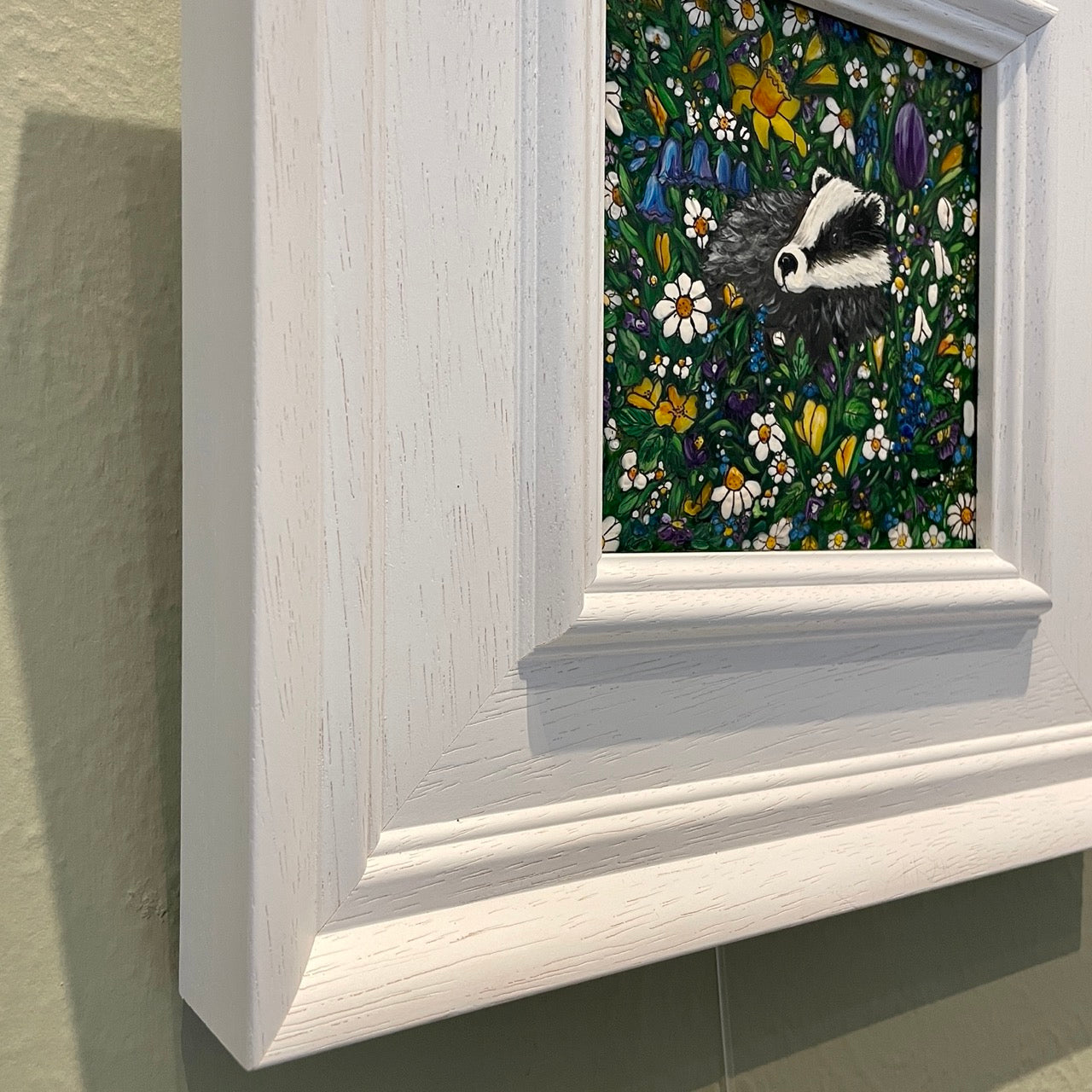 Badger in spring~ Original painting