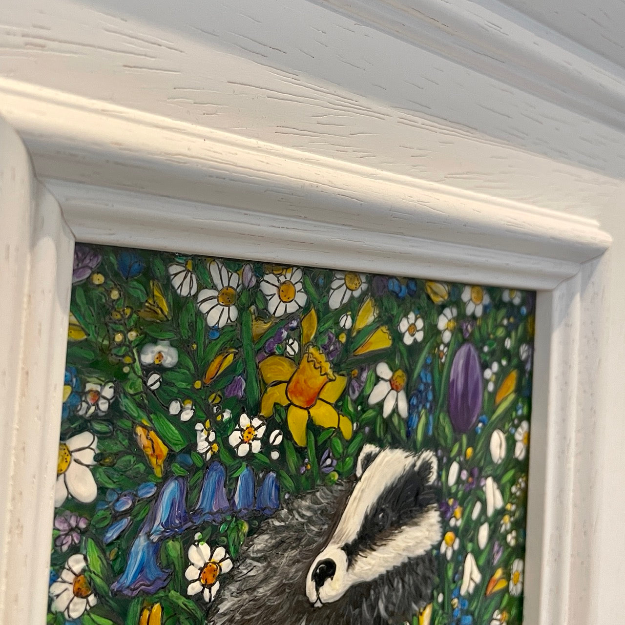 Badger in spring~ Original painting