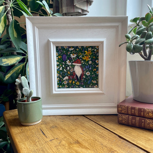 Fox in spring~ Original painting