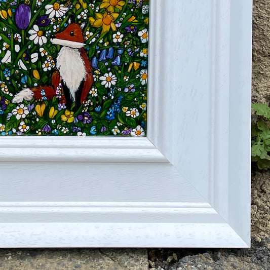 Fox in spring~ Original painting