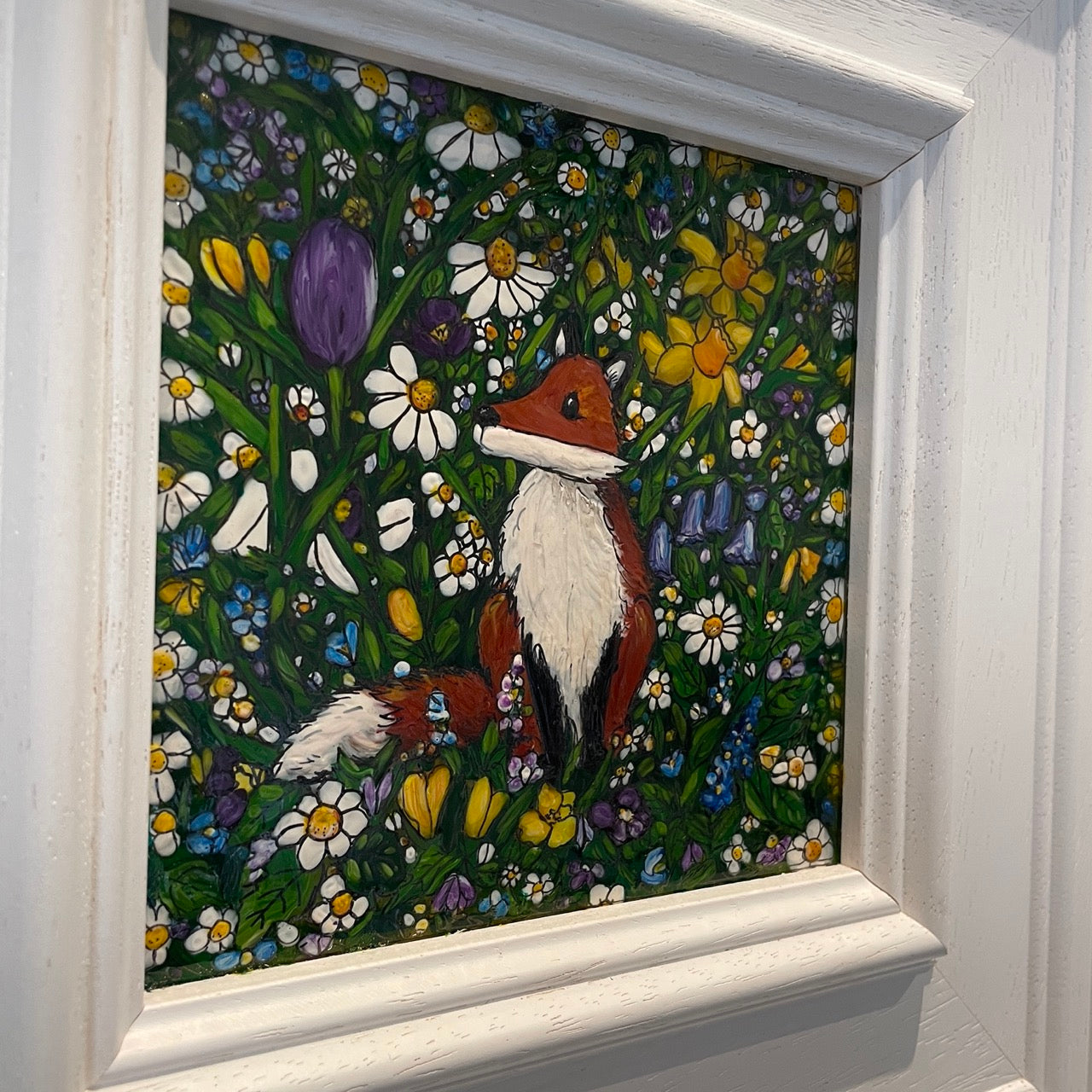 Fox in spring~ Original painting