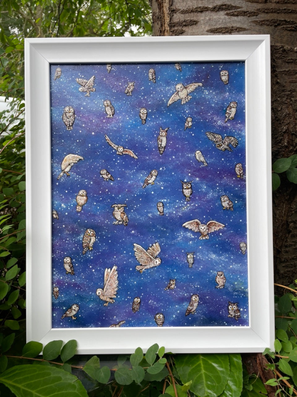 Owl together now~ Original painting