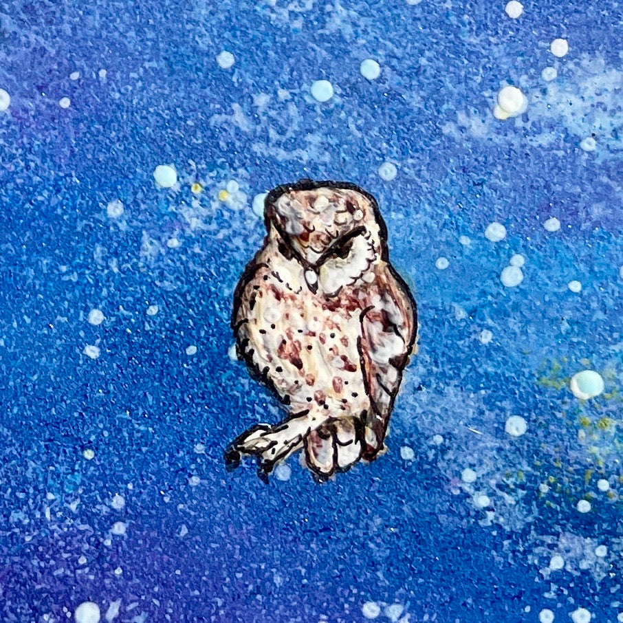 Owl together now~ Original painting
