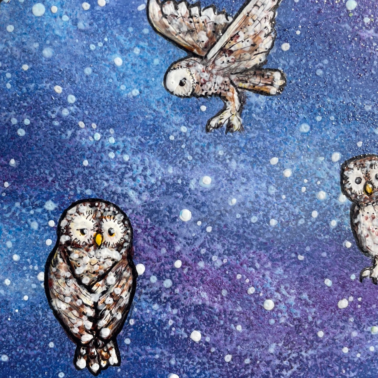 Owl together now~ Original painting
