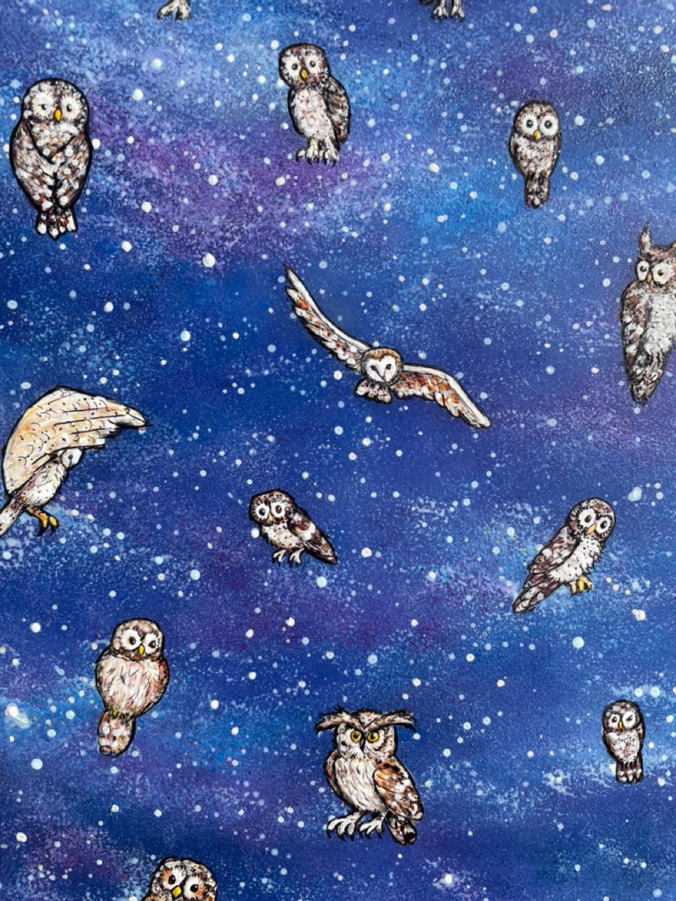 Owl together now~ Original painting