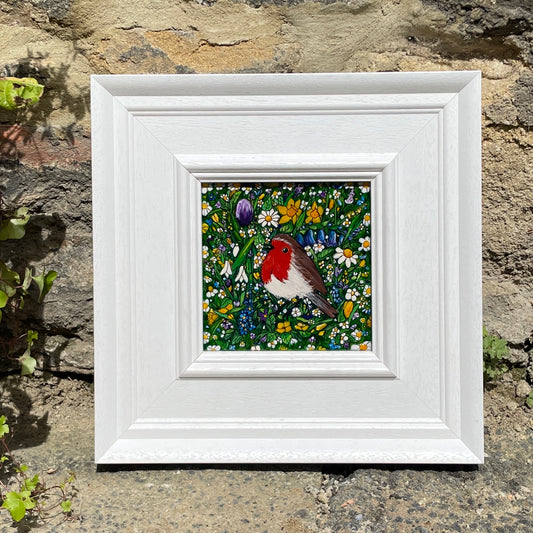 Robin in spring~ Original painting