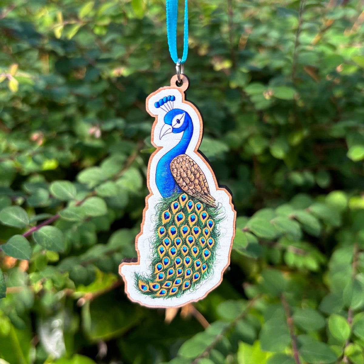 Peacock Wooden Decoration