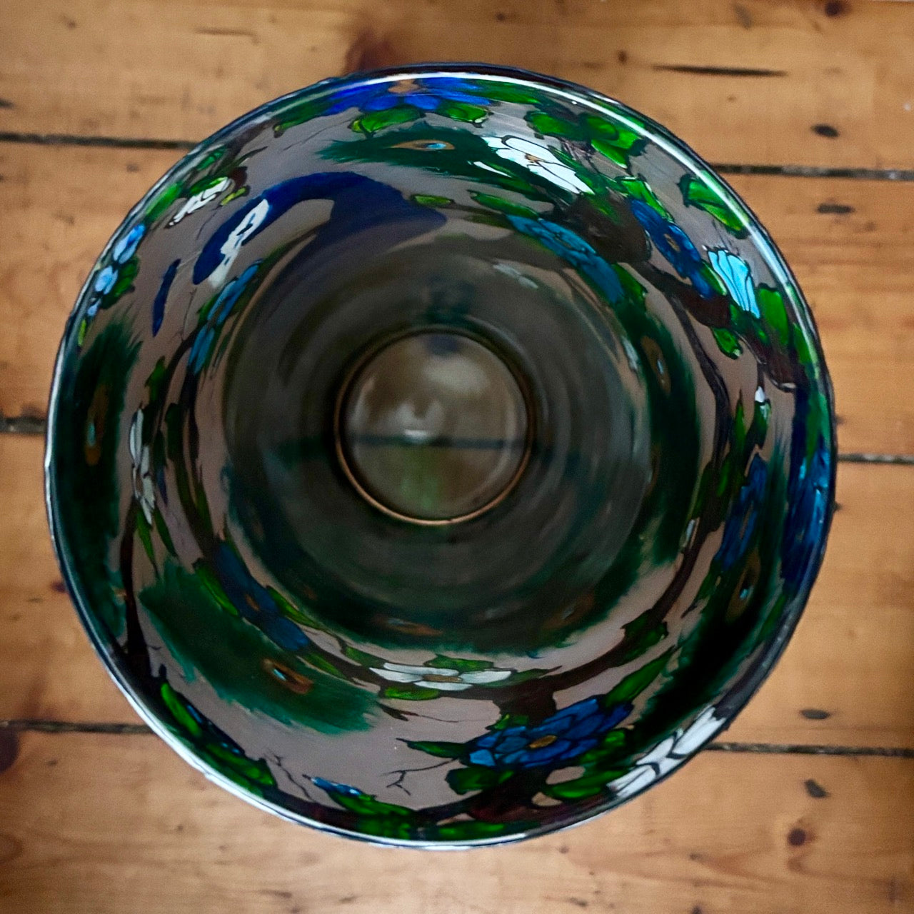 Peacock~ One of a Kind Statement Vase