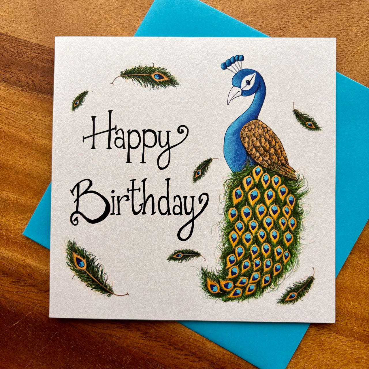Card~ Peacock Birthday