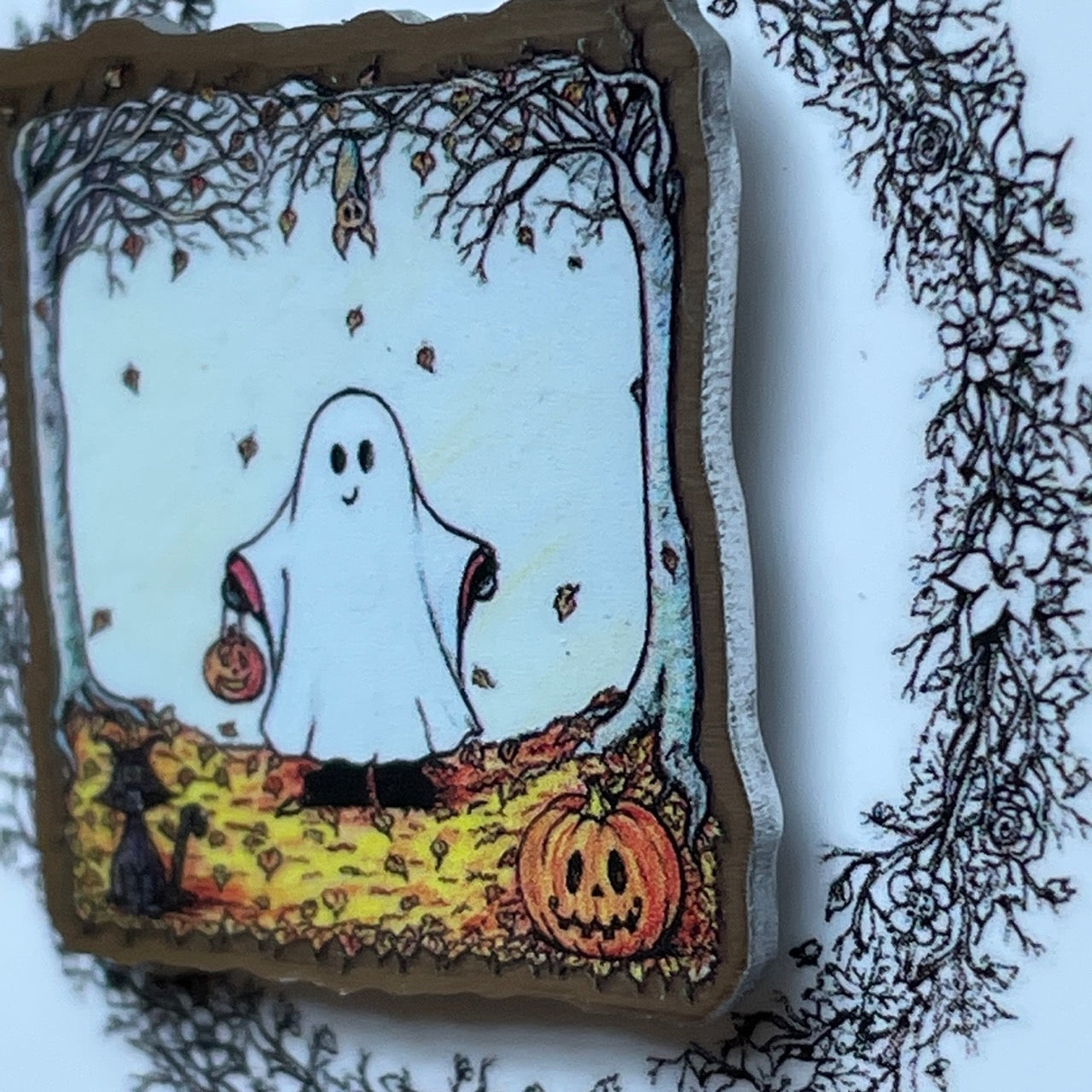Boo~ Pin badge
