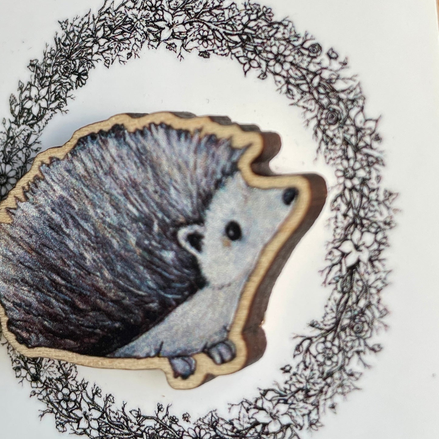 Hedgehog~ Pin badge