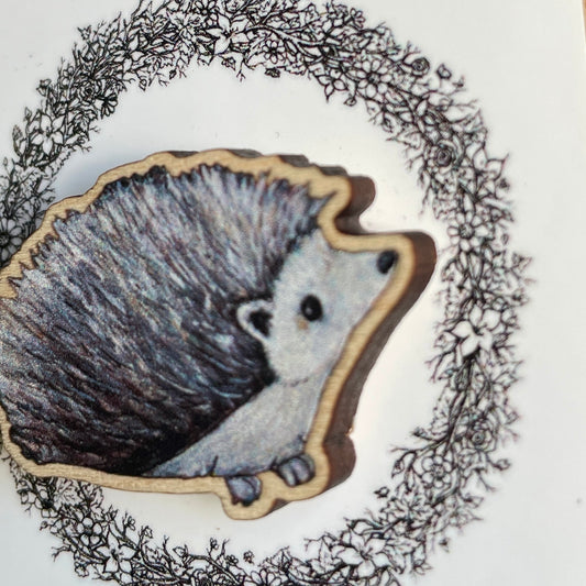 Hedgehog~ Pin badge