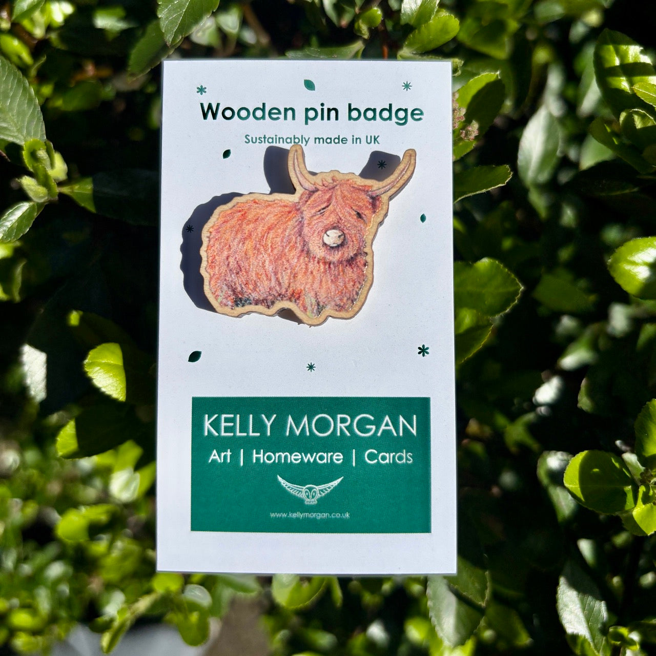 Highland cow~ Pin badge