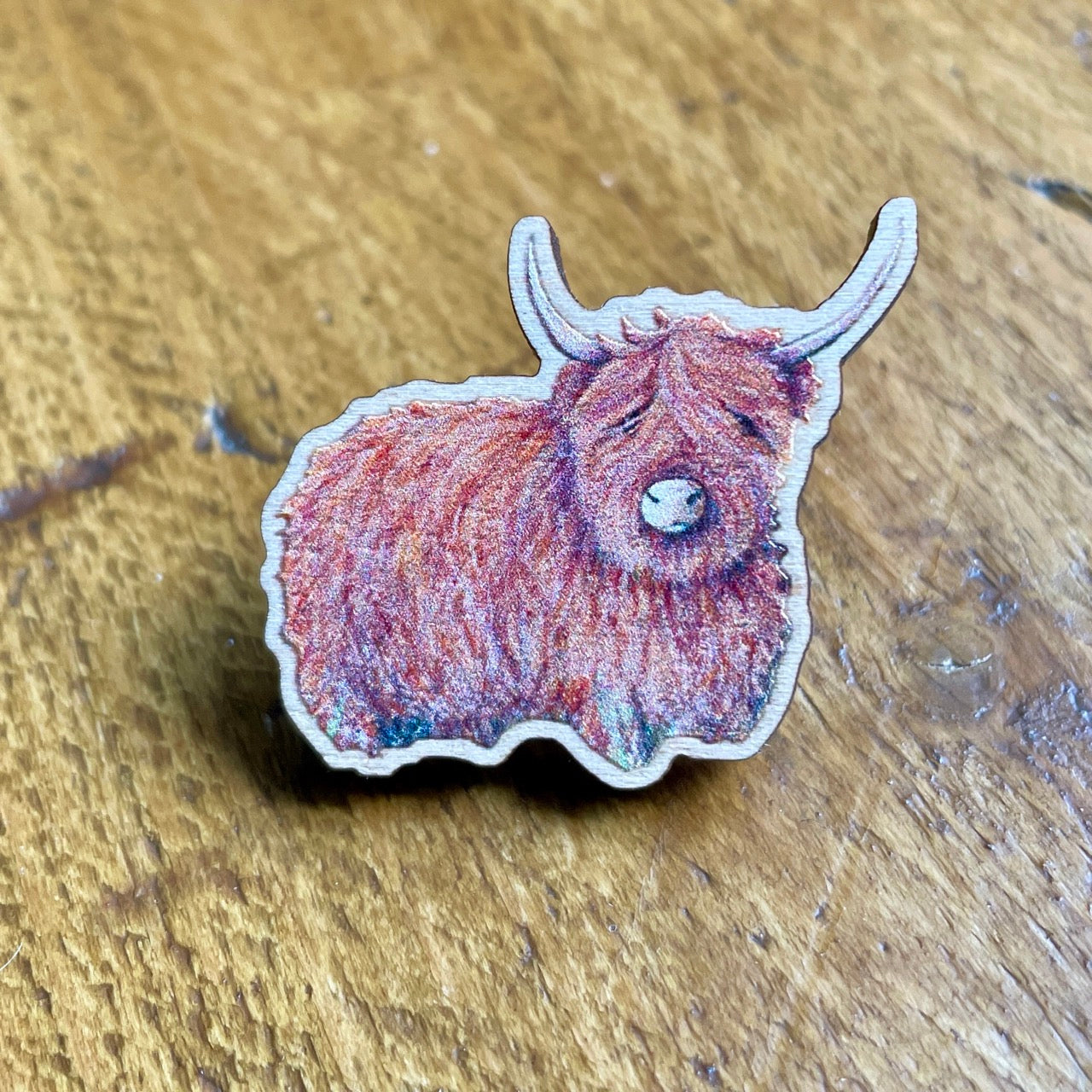 Highland cow~ Pin badge