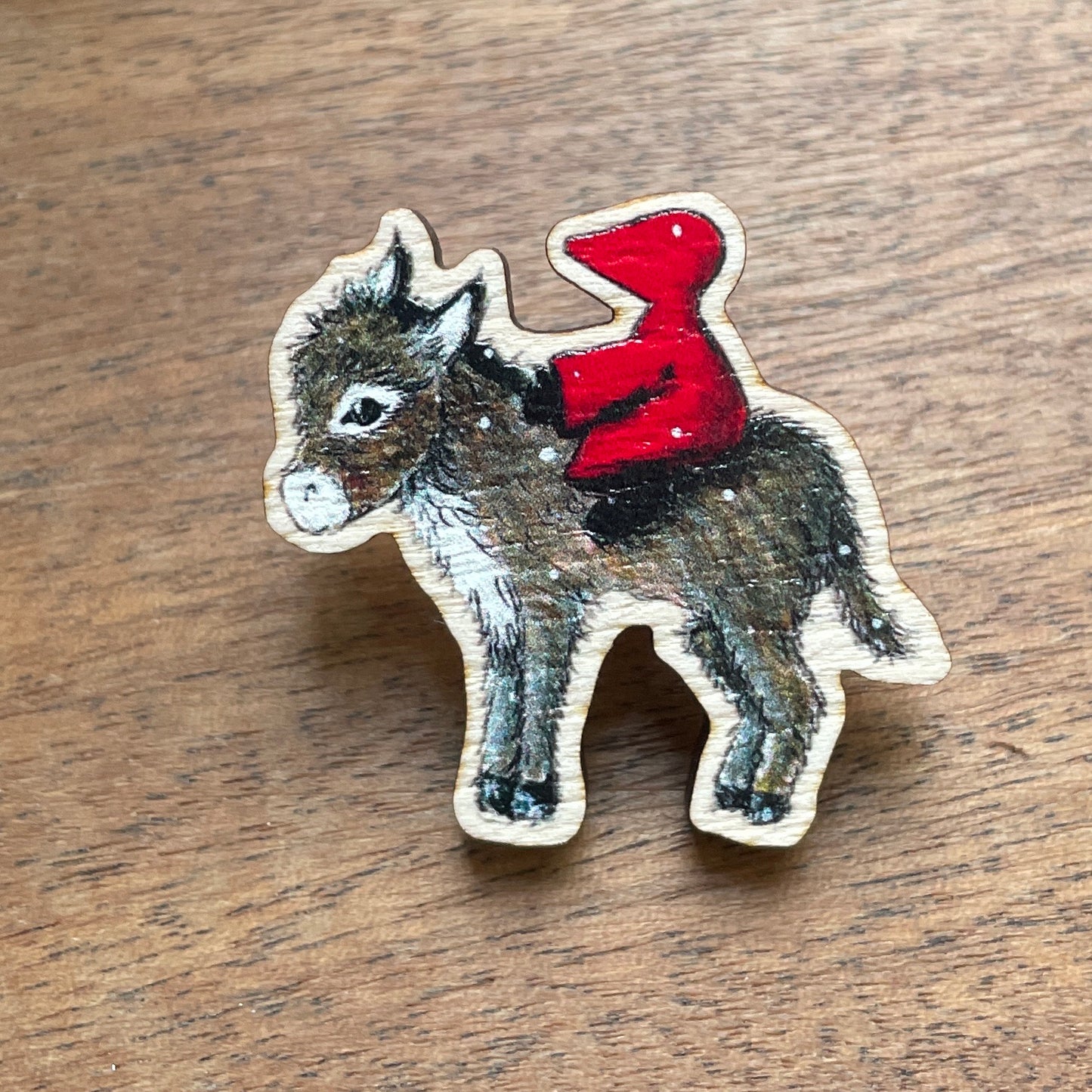 Little donkey~ Pin badge