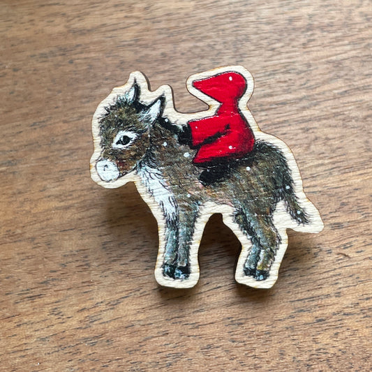 Little donkey~ Pin badge