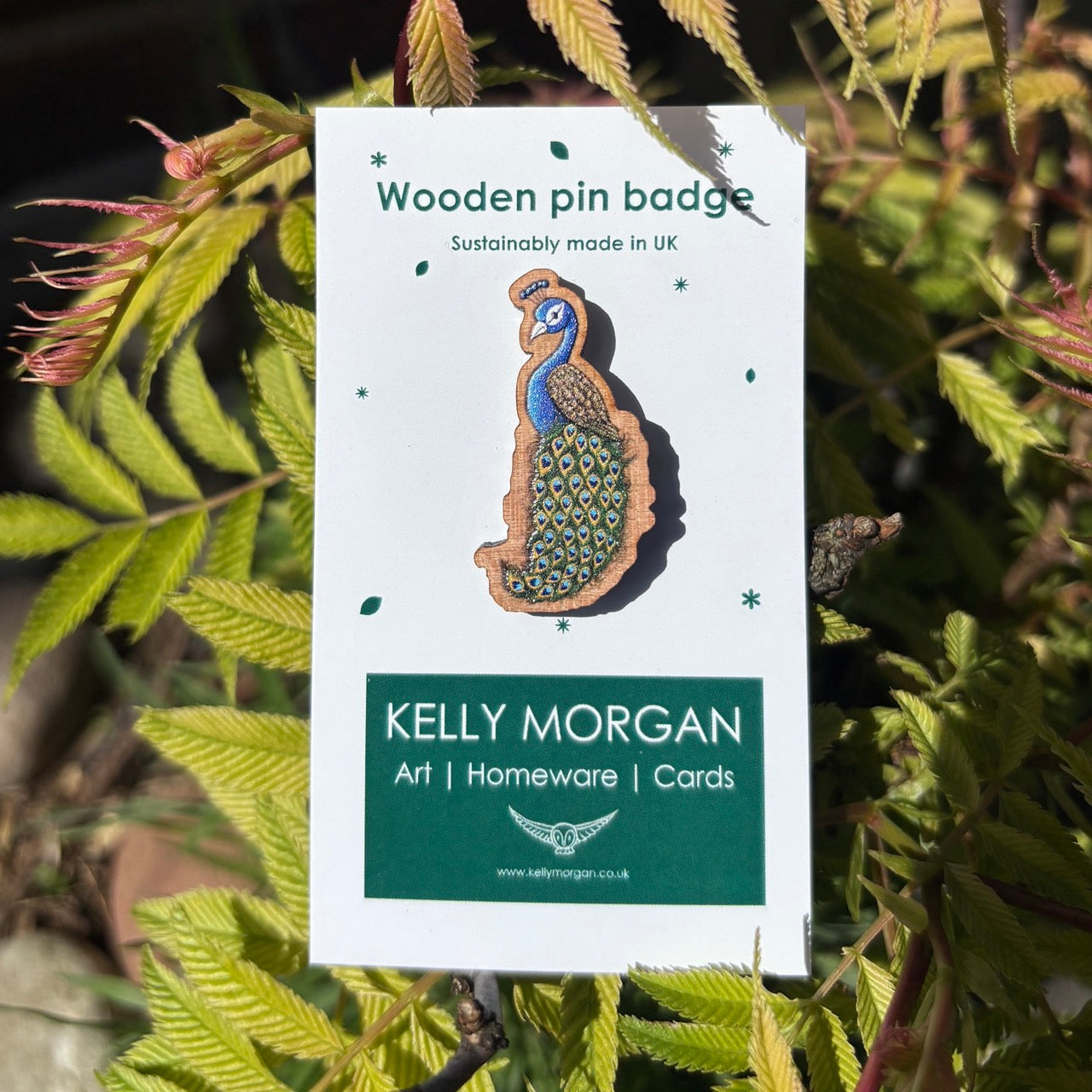 Peacock~Pin badge