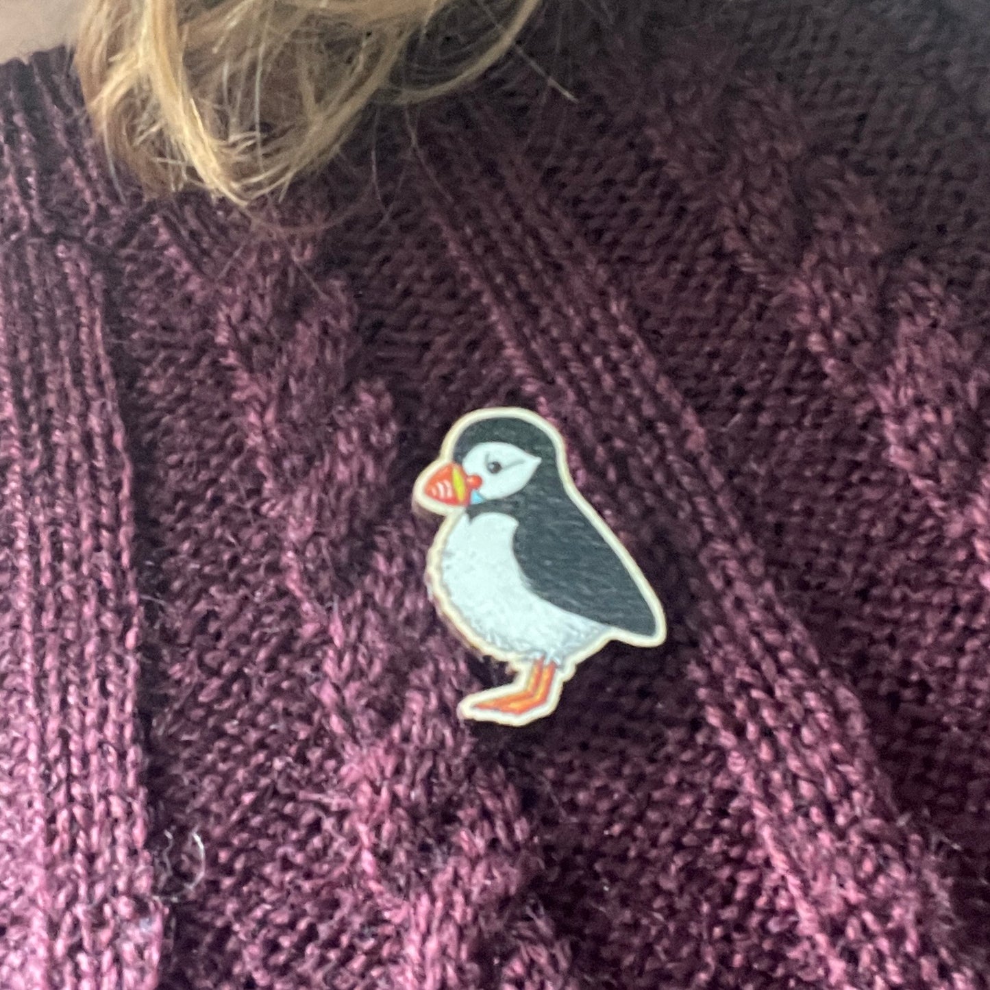 Puffin~ Pin badge