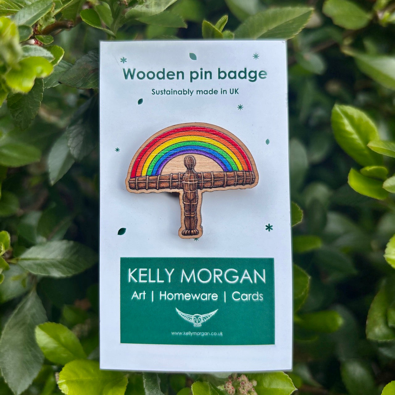 Rainbow Angel~Pin badge