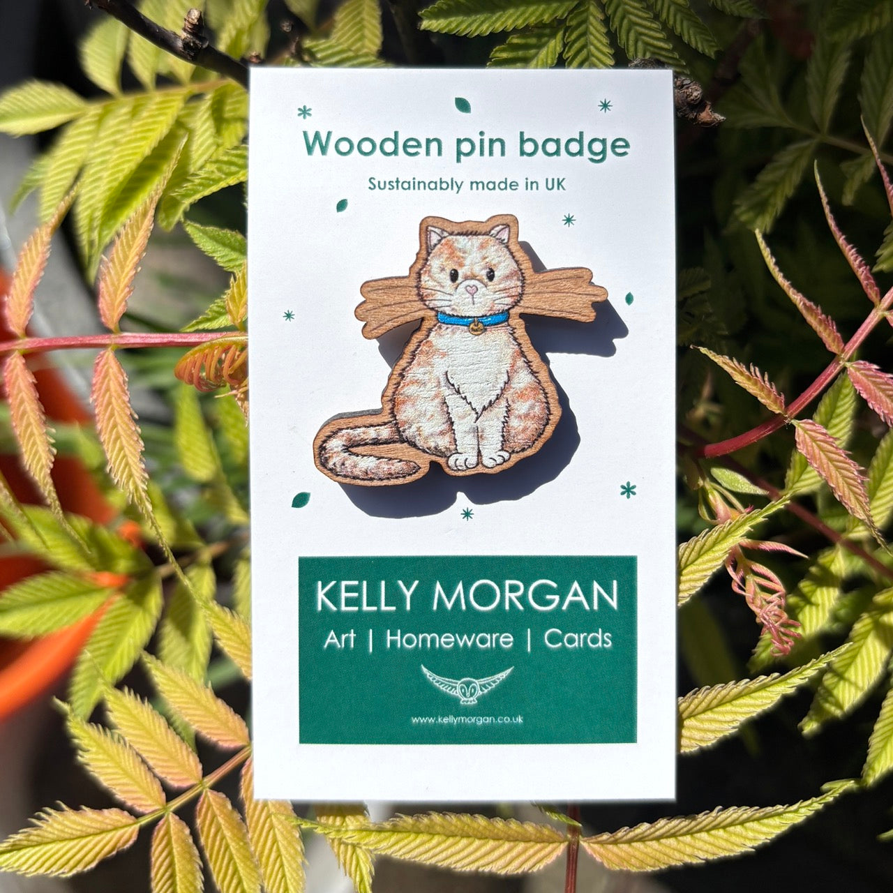 Shortie the cat~ Pin badge