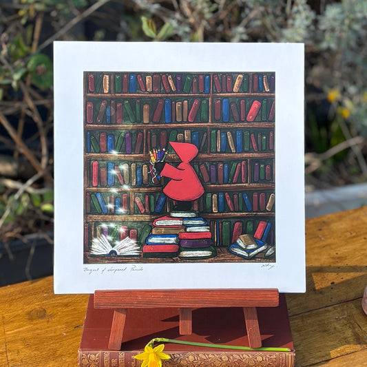 Art Print~ Bouquet of sharpened pencils