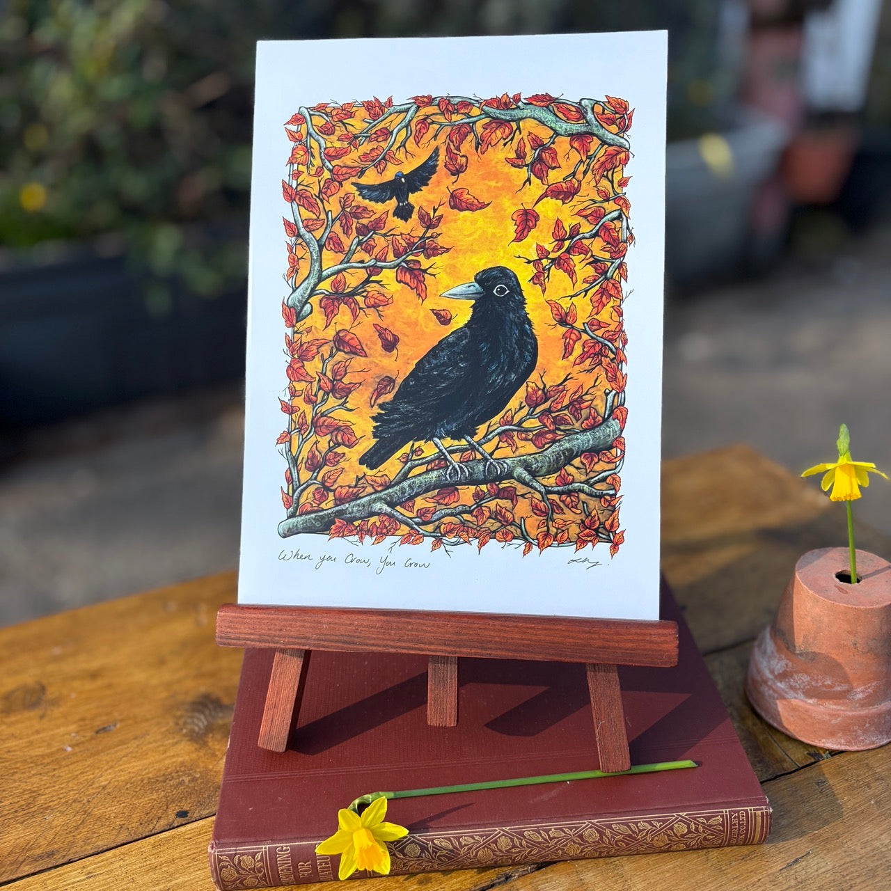 Art Print~ When you crow, you crow