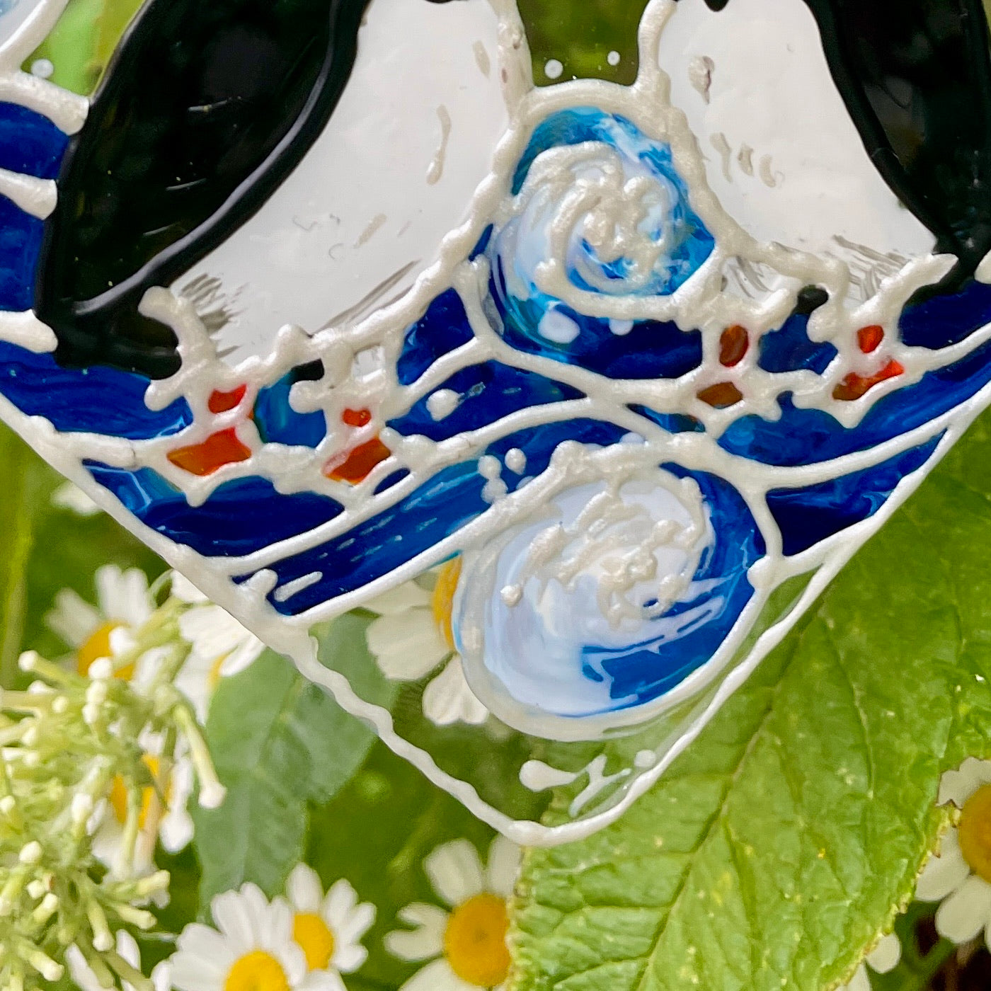 Puffins~ Heart suncatcher