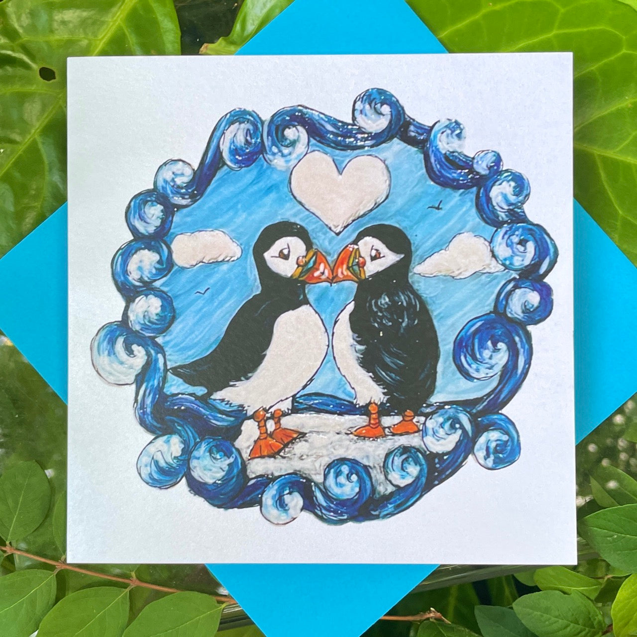 Card~Puffin Love