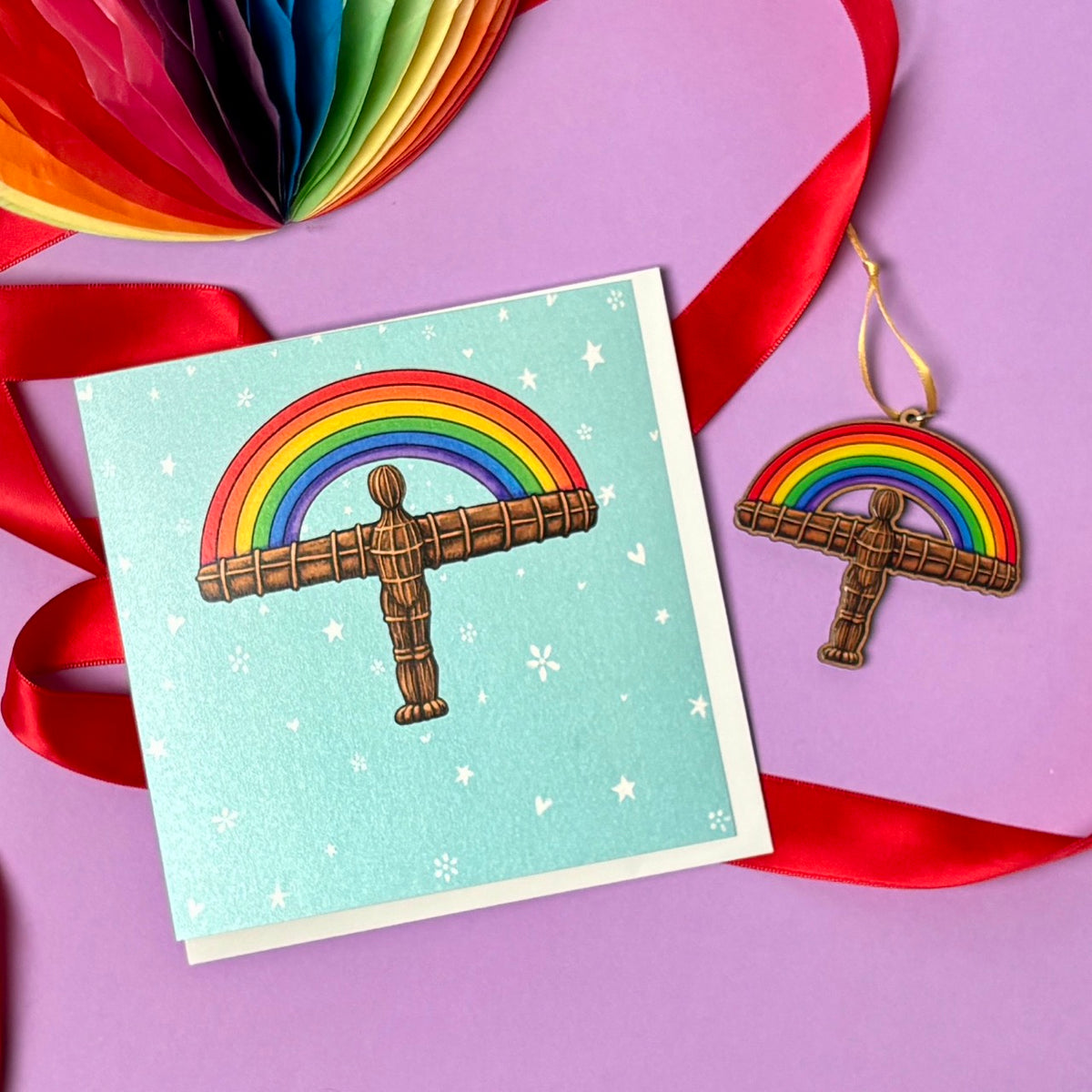 Rainbow Angel~ Matching Card & Decoration Bundle