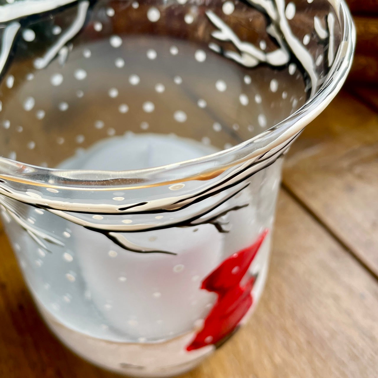 Redhood in snow~ Candleholder