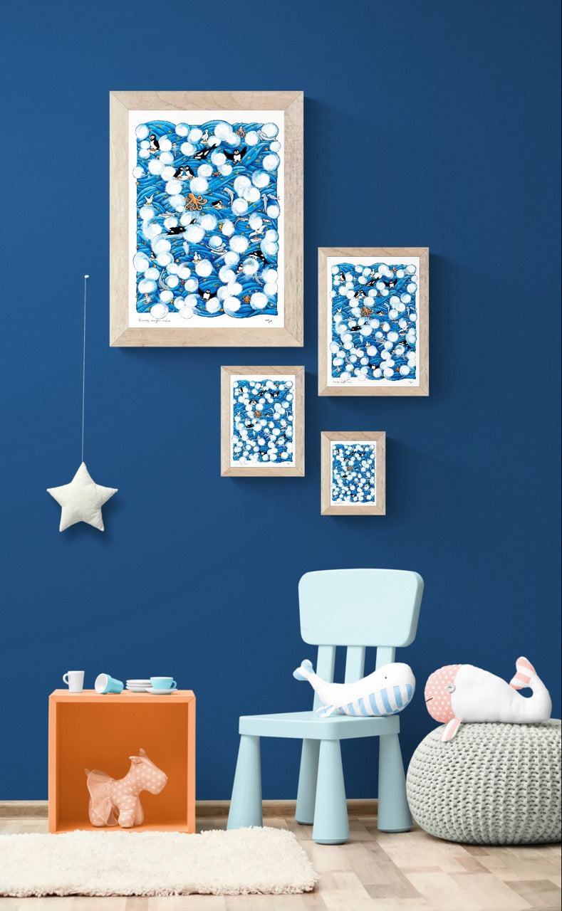 Art Print ~ Remarkably beautiful creatures