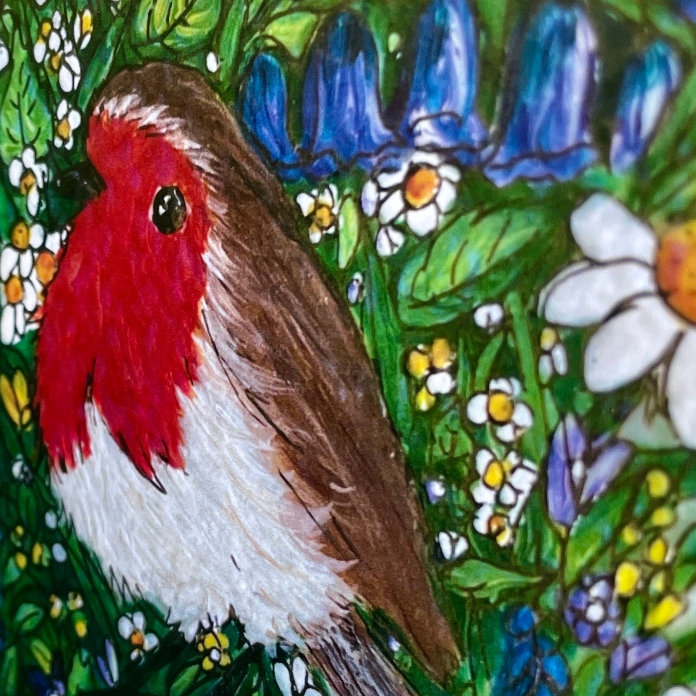 Card~Robin in Spring