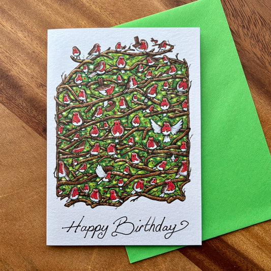 Card~ Robins Birthday
