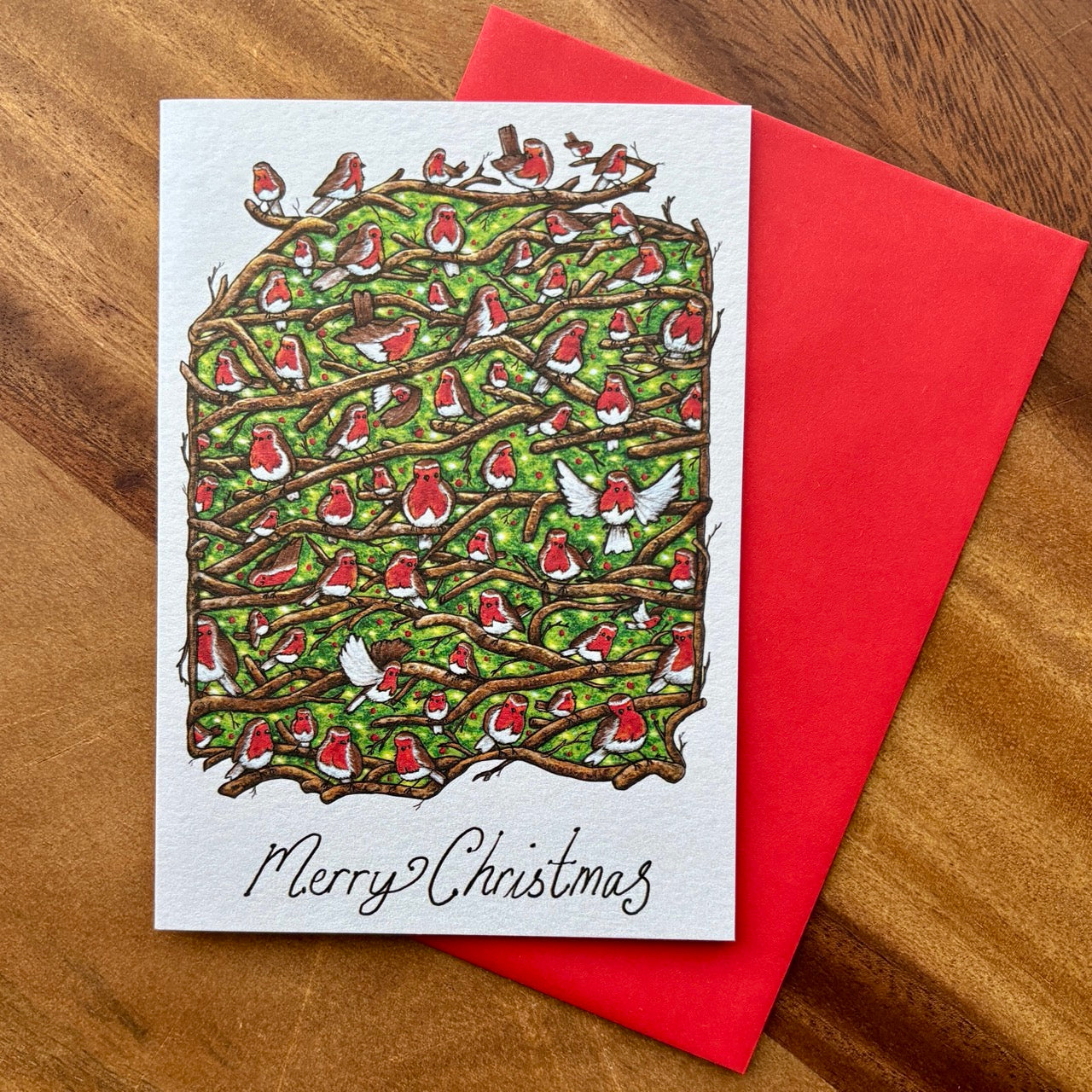 Card~ Robins Christmas