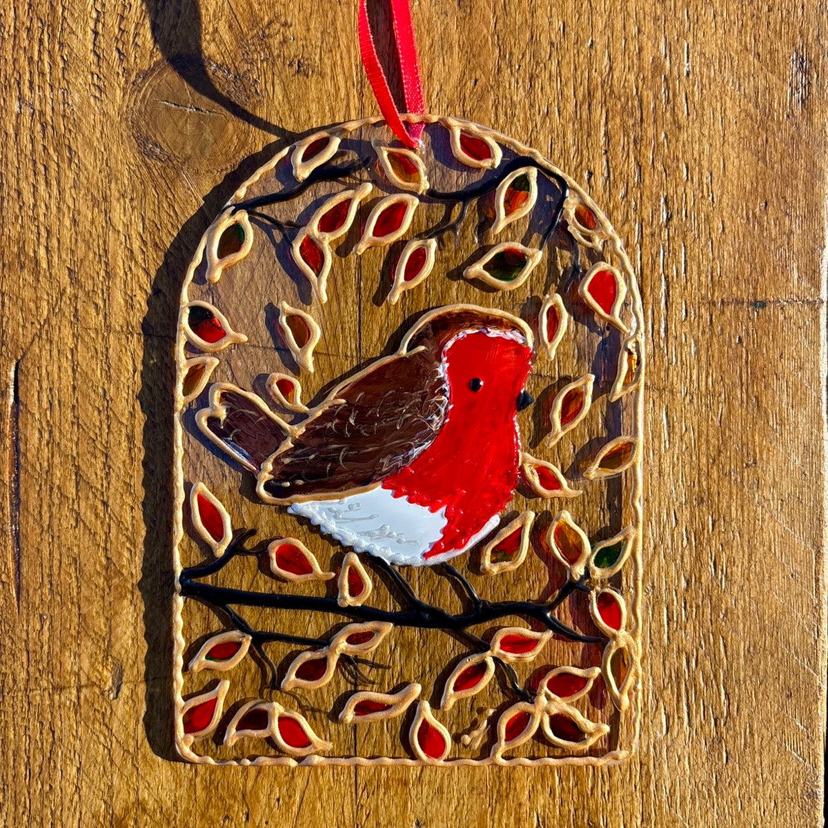 Robin~ Window suncatcher