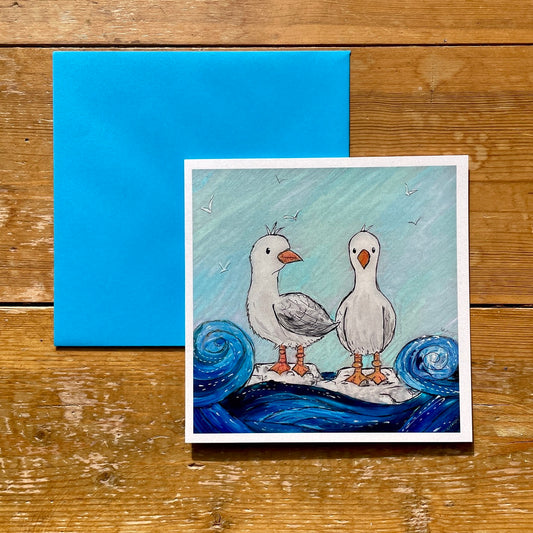 Card~Seagulls
