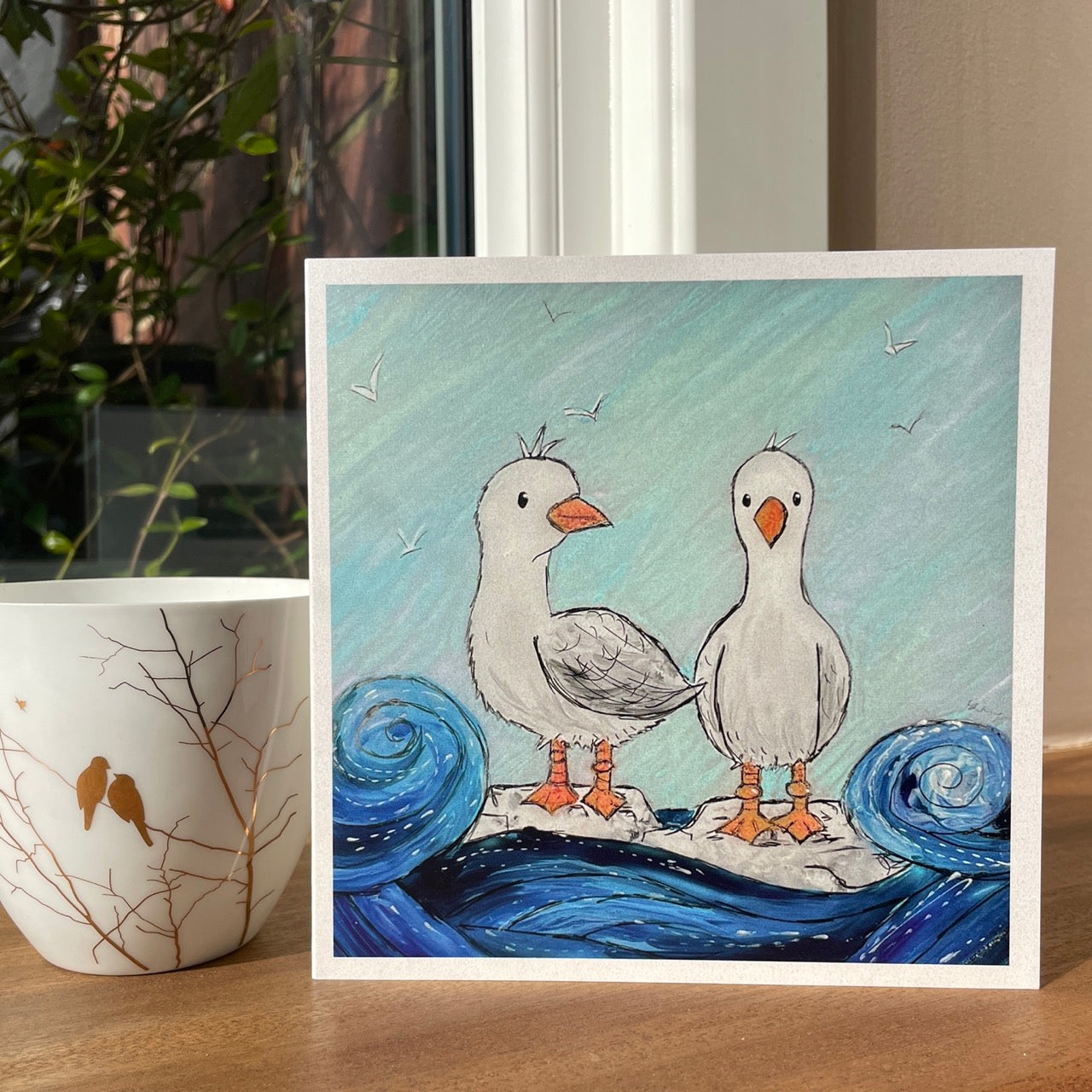 Card~Seagulls