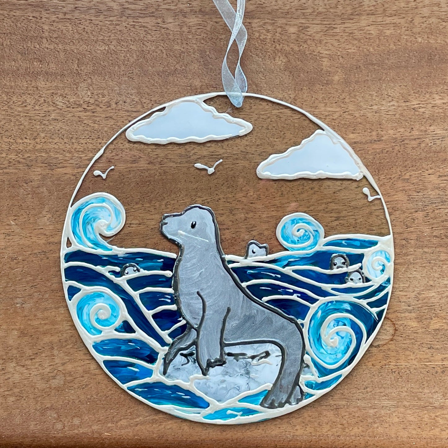 Seal~ Round suncatcher