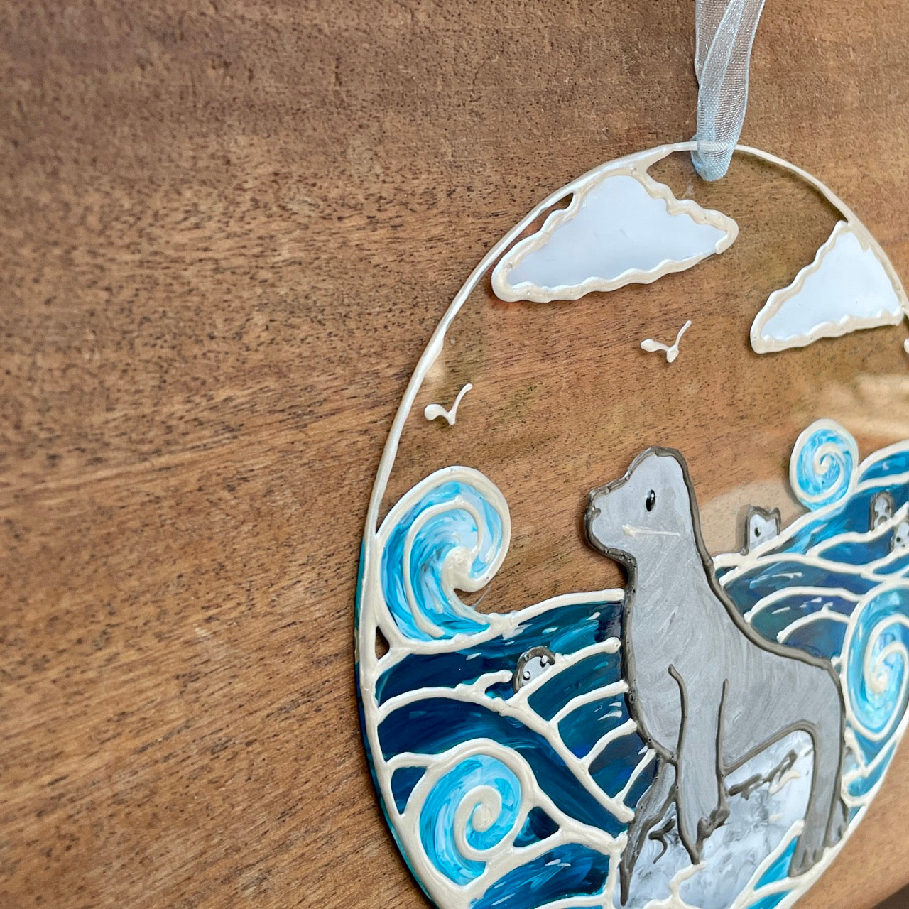 Seal~ Round suncatcher