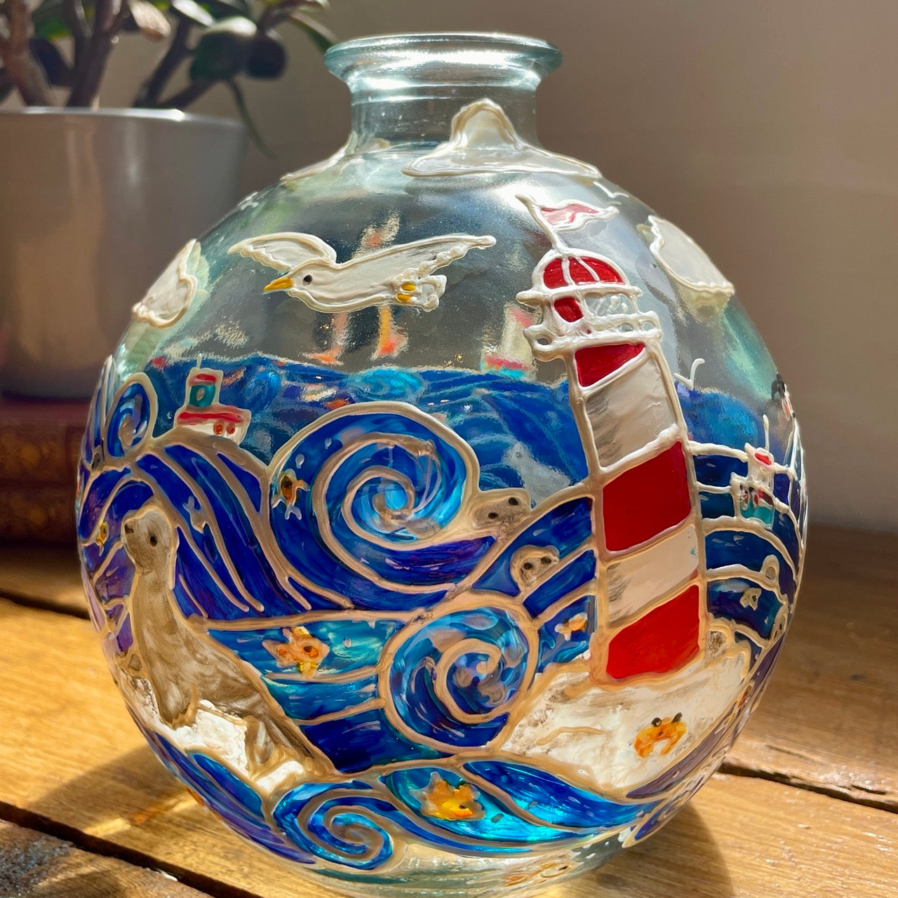 Seaside~ Bottle vase