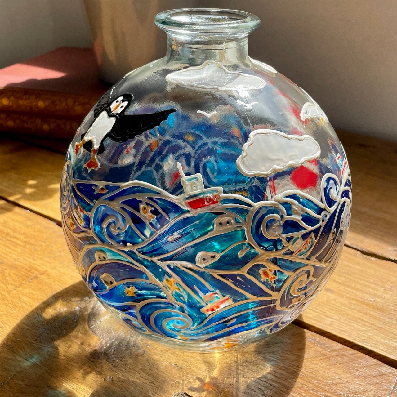 Seaside~ Bottle vase