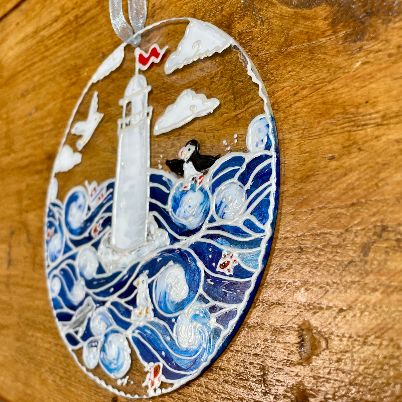 Seaside~ Round suncatcher