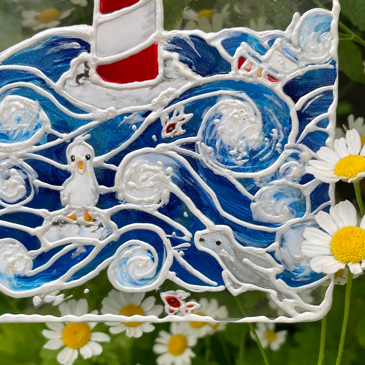 Seaside~ Window suncatcher