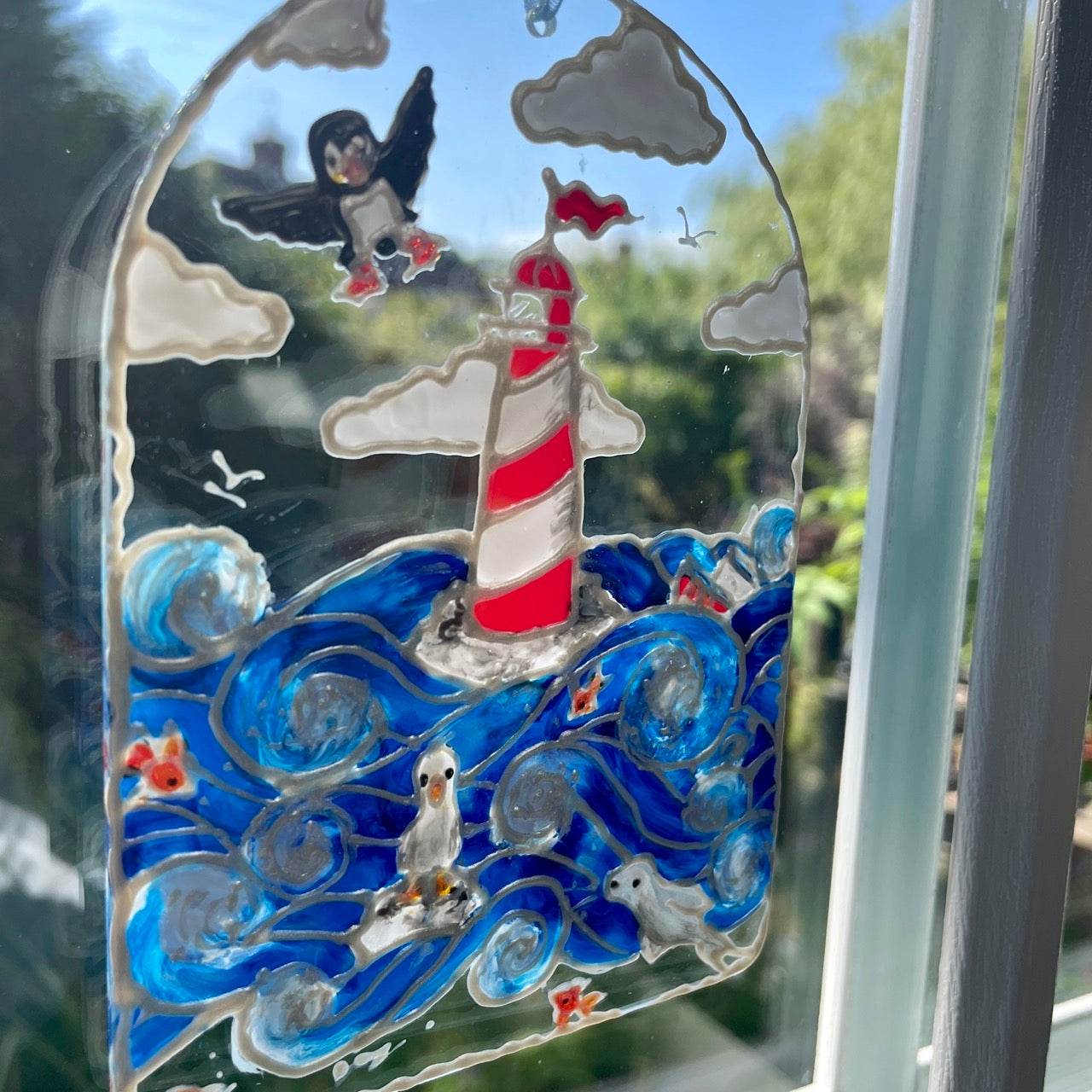 Seaside~ Window suncatcher